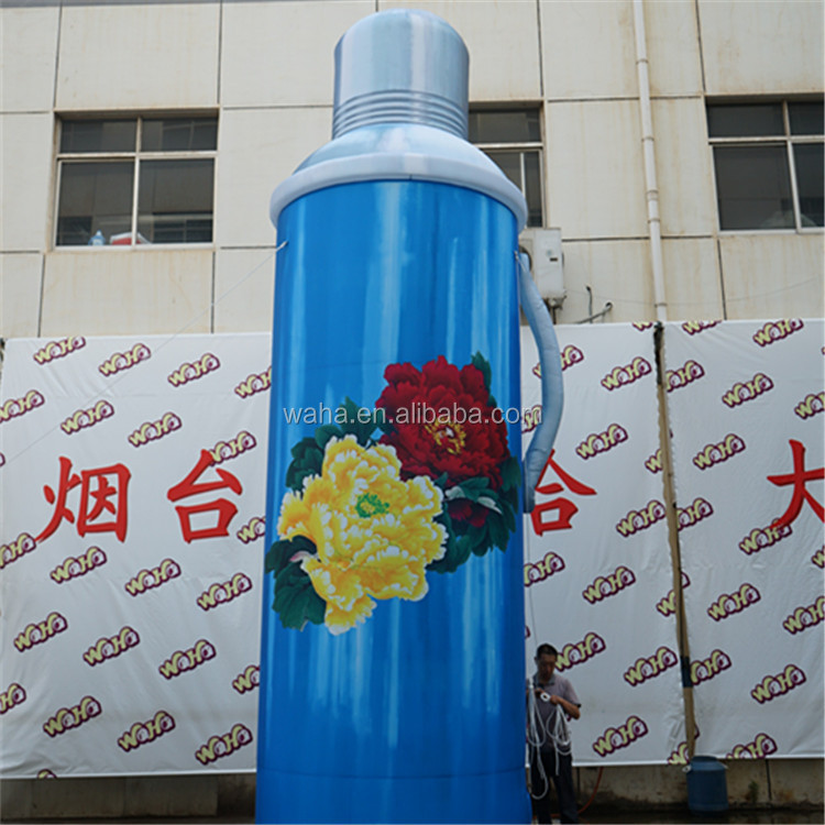 Chinese Style Inflatable Thermos Flask Bottle Old Things for Advertising Decoration