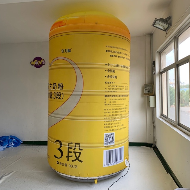 China Supplier Cheap Balloon air Model Inflatable Advertising Milk Powder Can