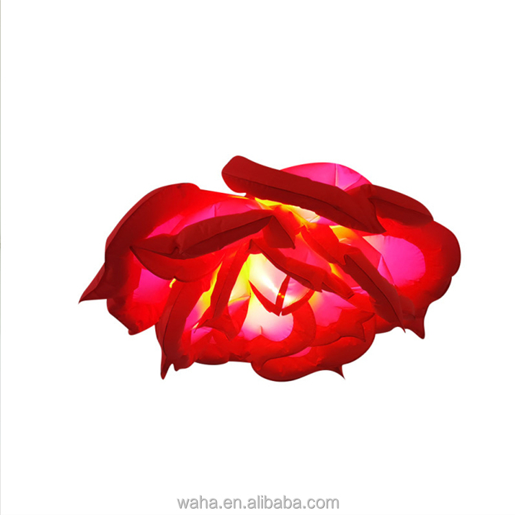 Advertising Inflatables Balloon Inflatable Flowers With LED and Blower for Music Party Decoration