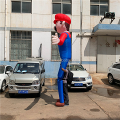 Street Festival Parade Decoration Inflatable Walking Puppet Man Cartoon Costume