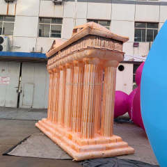 Ancient Architectural Inflatable Art Sculpture Statue Inflatable Pillar Customized Roman Tusk Inflatable Column