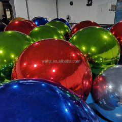 Inflatable Metallic Ball Decorative Inflatable Mirror Ball Metallic Balloons Big Shiny Giant Inflatable Balls