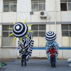 Custom Made Parade LED Decoration Inflatable Walking Costume/ Cone Inflatable Puppet