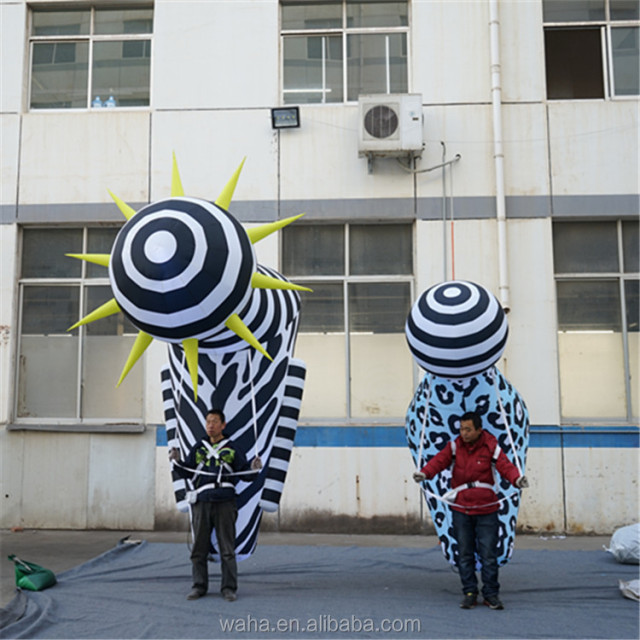Custom Made Parade LED Decoration Inflatable Walking Costume/ Cone Inflatable Puppet