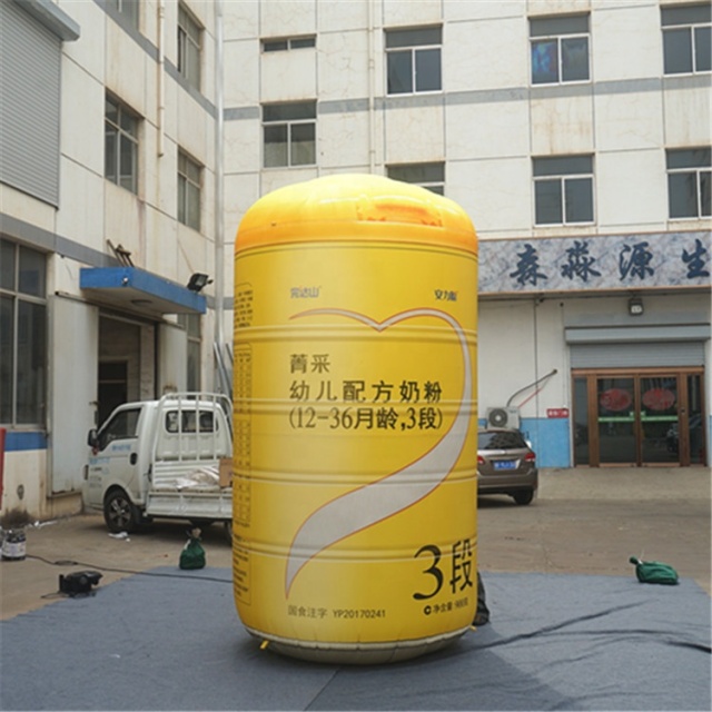 China Supplier Cheap Balloon air Model Inflatable Advertising Milk Powder Can