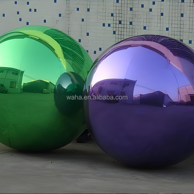 Manufacturer Custom Giant Inflatable Mirror Ball PVC Inflatable Party Mirror Ball Sphere Inflatable Mirror Balloon for Sale