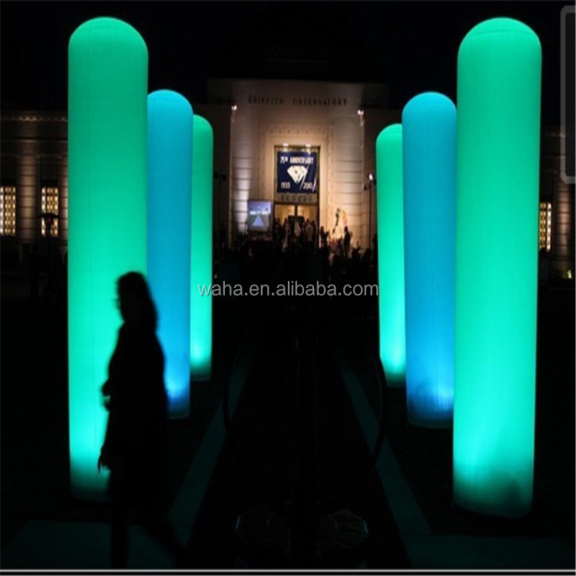 Customized Decoration Luminous Led Inflatable Pillar,column/inflatable Tube for Event Decoration,advertising
