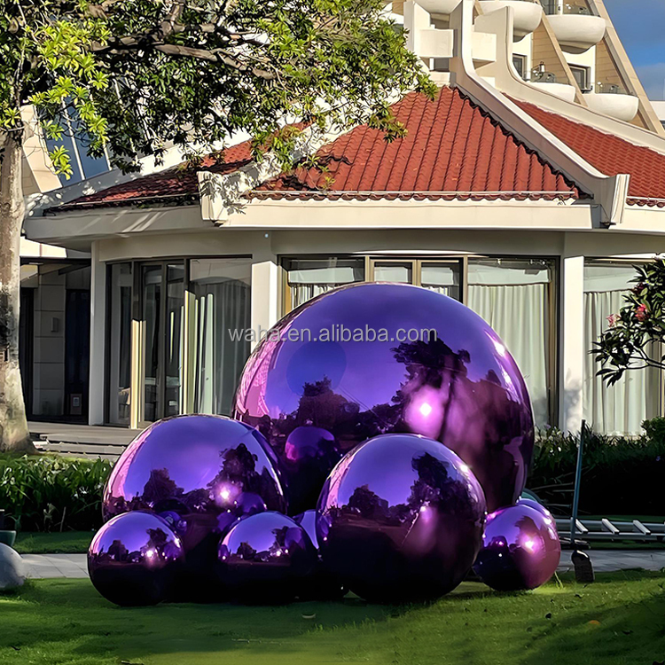 Manufacturer Custom Giant Inflatable Mirror Ball PVC Inflatable Party Mirror Ball Sphere Inflatable Mirror Balloon for Sale
