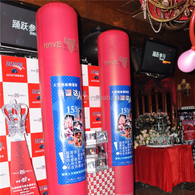 Customized Decoration Luminous Led Inflatable Pillar,column/inflatable Tube for Event Decoration,advertising