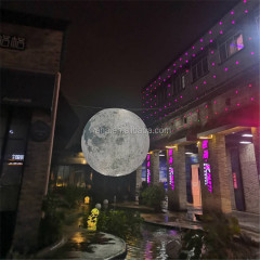 Giant Inflatable Led Lighting Moon Air Planets Inflatable Moon Planet Balloon Middle Autumn Festival Event Decoration Moon
