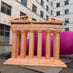 Ancient Architectural Inflatable Art Sculpture Statue Inflatable Pillar Customized Roman Tusk Inflatable Column