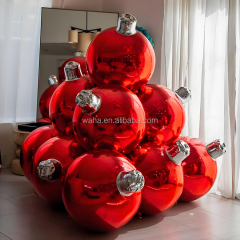 Silver Inflatable Mirror Ball Sphere Balloon Events Wedding Party Decor PVC Big Shiny Mirror Balloon Giant Inflatable Balls