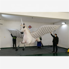 Adults LED Decoration Inflatable Walking Horse Costume/inflatable Horse Puppet for Parade/Illuminated Inflatable Horses