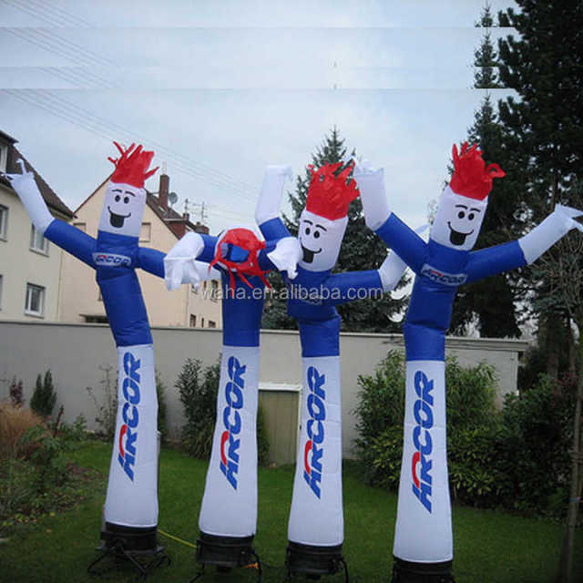 Promotion Event logo Printing One Leg Inflatable Giant air Dancer