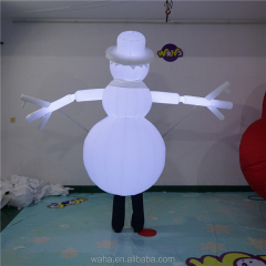Christmas Decoration Adult Inflatable Snowman Puppet Costume for Sale