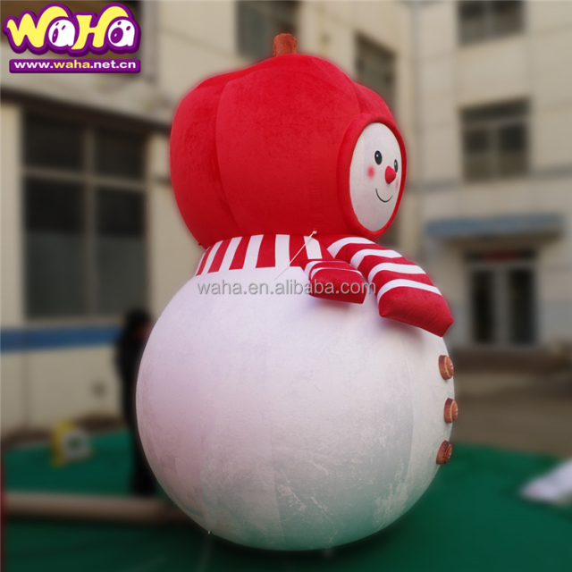 Giant Outdoor Christmas Inflatable Snowman Decoration Large Snowman for Festive Holiday Atmosphere