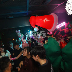 Hanging Inflatable Christmas Hat Model for Concert Decoration