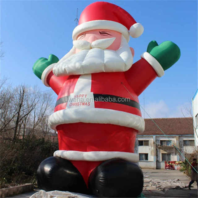 Giant Inflatables Christmas Decoration Inflatable Christmas Santa Claus OEM