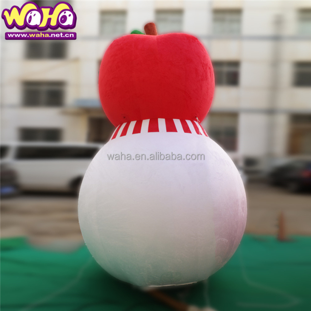 Giant Outdoor Christmas Inflatable Snowman Decoration Large Snowman for Festive Holiday Atmosphere
