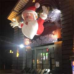 Giant Inflatable Cartoon Christmas Santa Claus, Outdoor Christmas Santa Claus Decorative Inflatable OEM