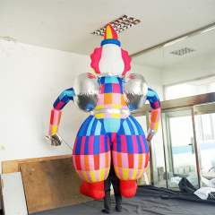 Shopping Mall Anniversary Celebrating Inflatable Puppet City Parade Inflatable Walking Clown Puppet Blow up Puppet Inflatable