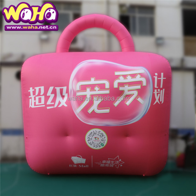 Advertising Walking Christmas Inflatable Snowman Mascot Costume for Adults