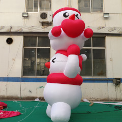 Giant Durable Inflatable Christmas Snowman Cartoon Outdoor for Xmas Decoration