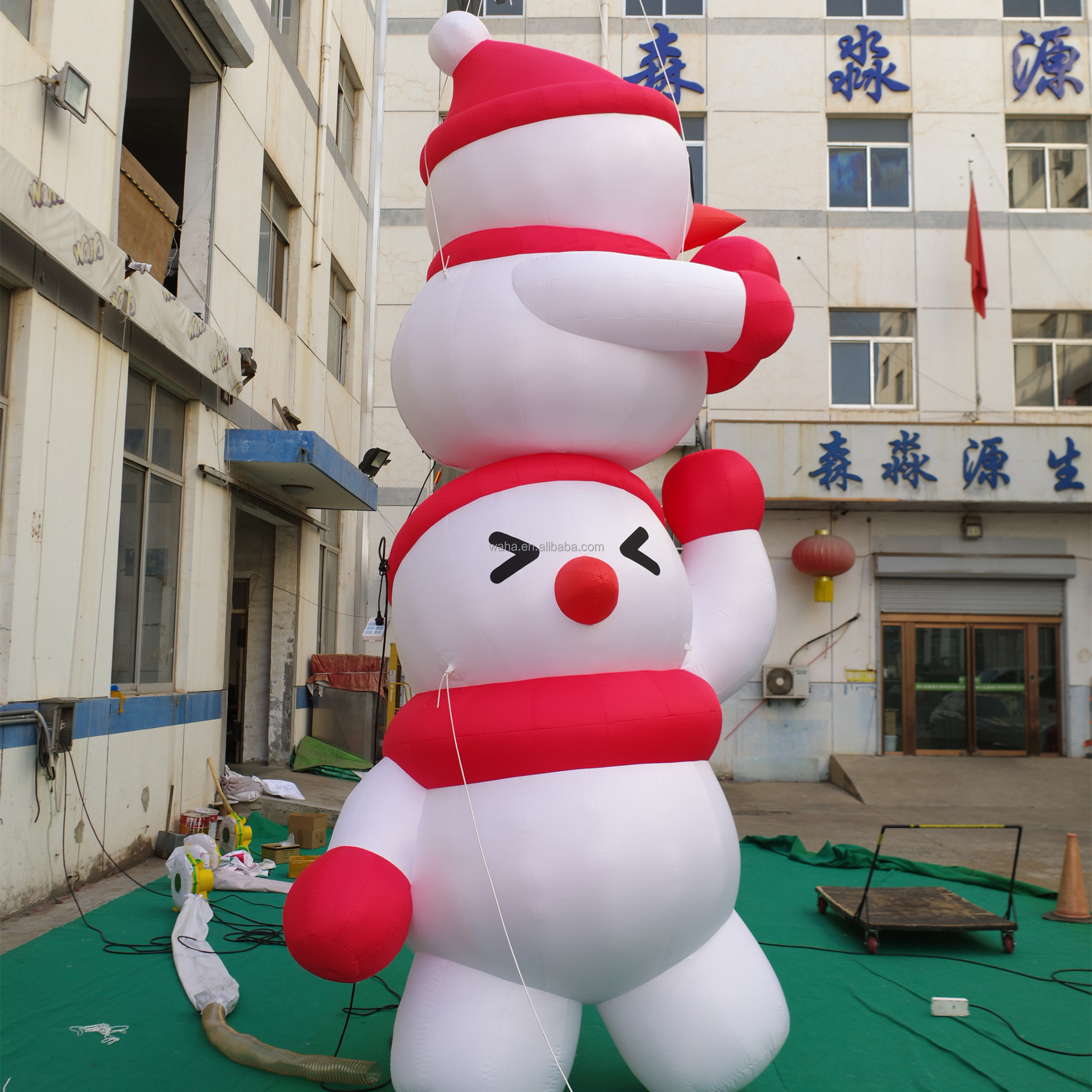 High Quality Christmas Decorations Advertising Inflatables Inflatable Models Inflatable Snowman Suitable for Events and Parties