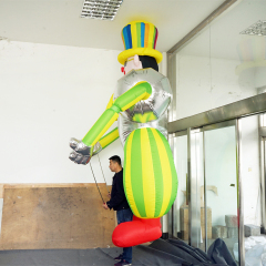 Shopping Mall Anniversary Celebrating Inflatable Puppet City Parade Inflatable Walking Clown Puppet Blow up Puppet Inflatable