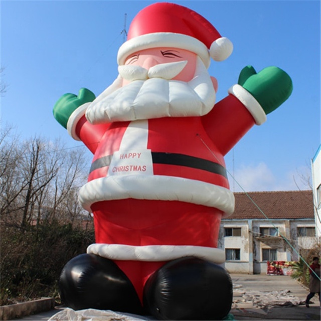 Giant Inflatables Christmas Decoration Inflatable Christmas Santa Claus OEM