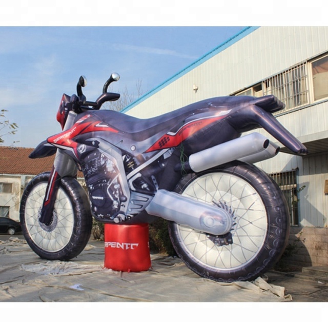 Customized Inflatable Giant Motorcycle Car  for Promotion