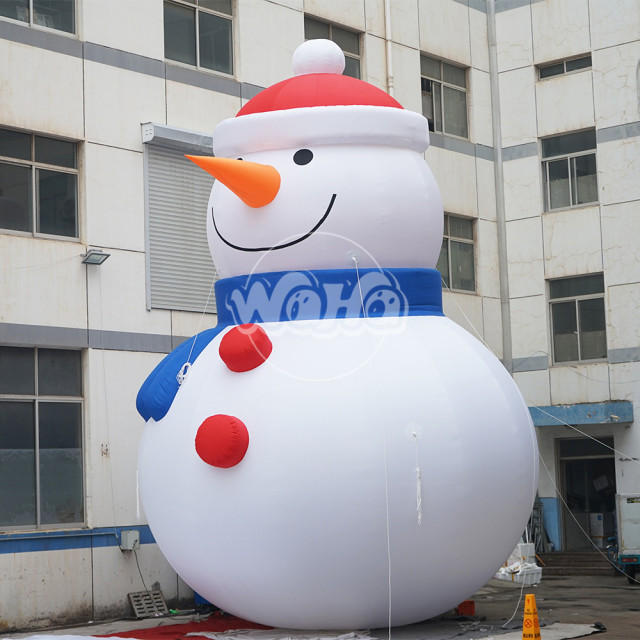 Inflatable Potty Christmas Snowman Cartoon Inflatable Snowman Mascot Stage Show Inflatable Cartoon Mascot