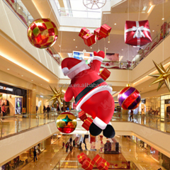 Custom Made Inflatable Santa Claus Is Sleeping Outdoor Blow up Giant Santa Inflatable Christmas Decoration