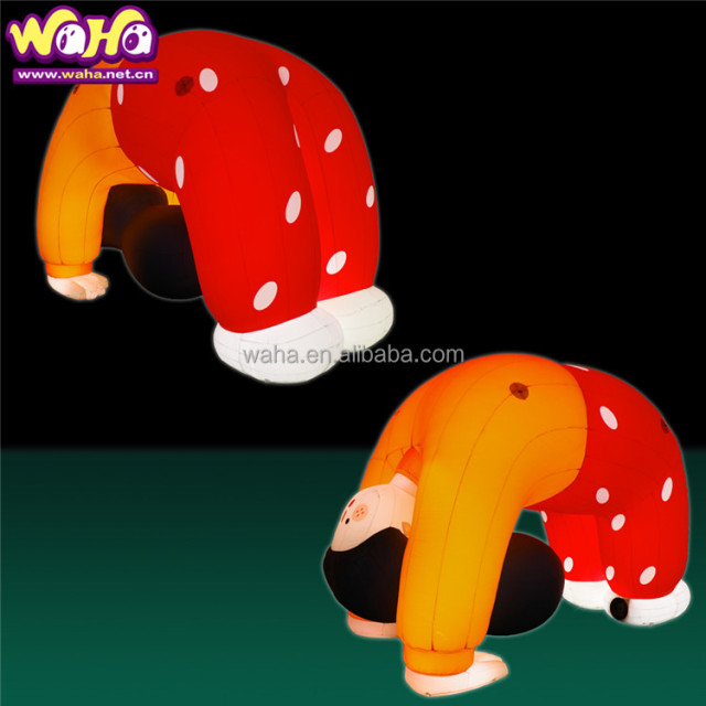 Outdoor Inflatable Santa Claus Inflatable Decorations for Party