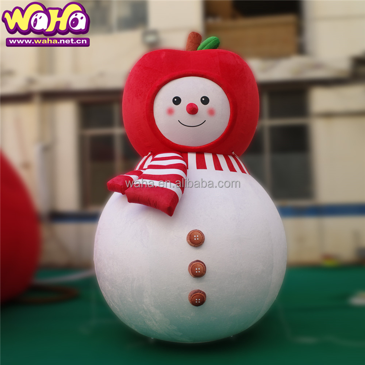Giant Outdoor Christmas Inflatable Snowman Decoration Large Snowman for Festive Holiday Atmosphere