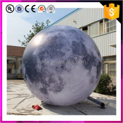 Giant Inflatable Advertising LED Light Moon Balloon for Outdoors Decoration