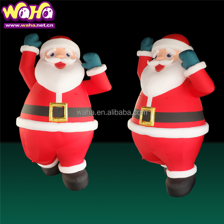 Christmas Holidays Festival Party Decoration Inflatable Bear Ice Cream Car Train with Bear for Display