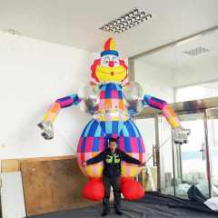 Shopping Mall Anniversary Celebrating Inflatable Puppet City Parade Inflatable Walking Clown Puppet Blow up Puppet Inflatable