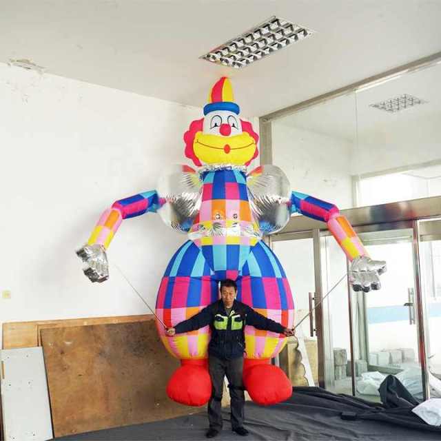 Shopping Mall Anniversary Celebrating Inflatable Puppet City Parade Inflatable Walking Clown Puppet Blow up Puppet Inflatable