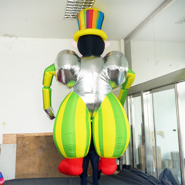 Shopping Mall Anniversary Celebrating Inflatable Puppet City Parade Inflatable Walking Clown Puppet Blow up Puppet Inflatable