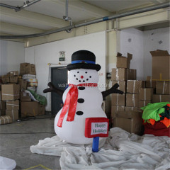 Chubby Christmas Outdoor Decoration Blow up Inflatable Snowman Cartoon Model
