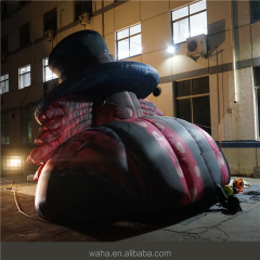 Giant Inflatable Clown Head for Halloween Decoration Nightclub Roof Building