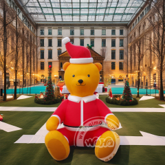 Giant Inflatable Christmas Ornament and Inflatable Santa Claus Mascot Costume  for Christmas Decoration Parade