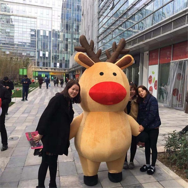 Giant Inflatable Cartoon Christmas Santa Claus, Outdoor Christmas Santa Claus Decorative Inflatable OEM