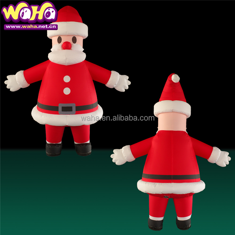 Christmas Holidays Festival Party Decoration Inflatable Bear Ice Cream Car Train with Bear for Display