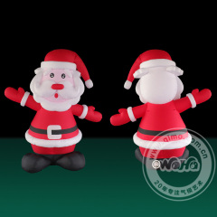 Santa Claus and Inflatable Reindeer Giant PVC Christmas Decorations Inflatable Costume