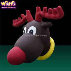 Customized Inflatable Reindeer Head for Christmas Decorations