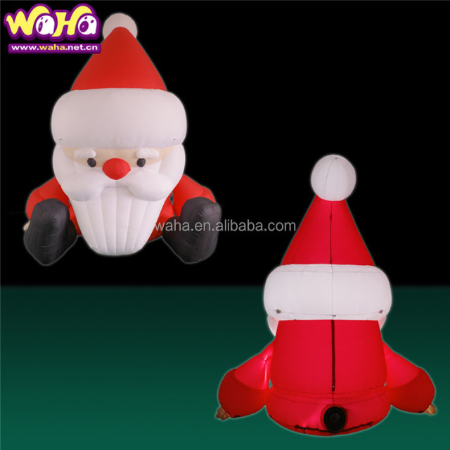Inflatable Outdoor Christmas Decorations Giant Inflatable Santa Claus