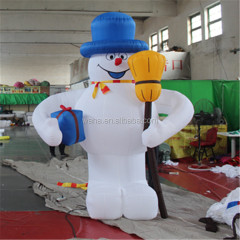 Chubby Christmas Outdoor Decoration Blow up Inflatable Snowman Cartoon Model