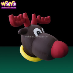 Customized Inflatable Reindeer Head for Christmas Decorations